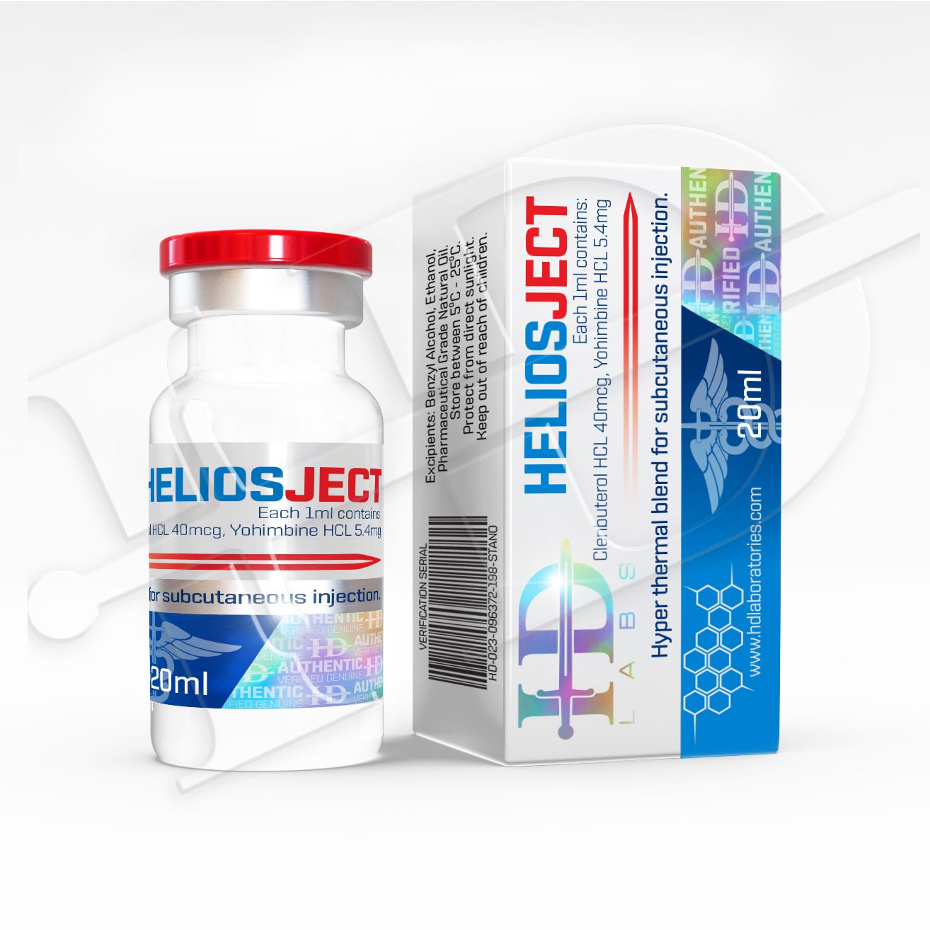 HD Helios - Clen / Yohimbe Mix - 20ml Vial